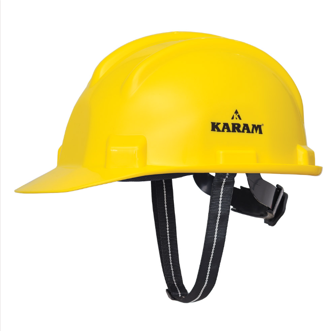 Safety Helmet Ratchet Type  Karam PN521 Yellow