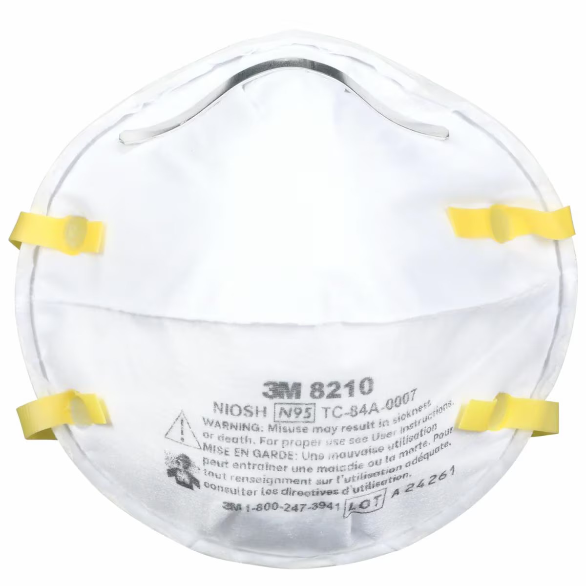 Welded Two-Strap Design 3M 8210 - N95