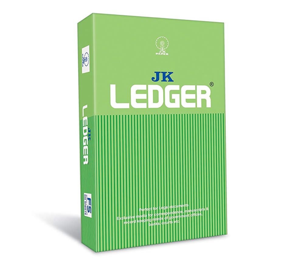 JK Paper Ledger - FS | 80 GSM | 500 Sheets