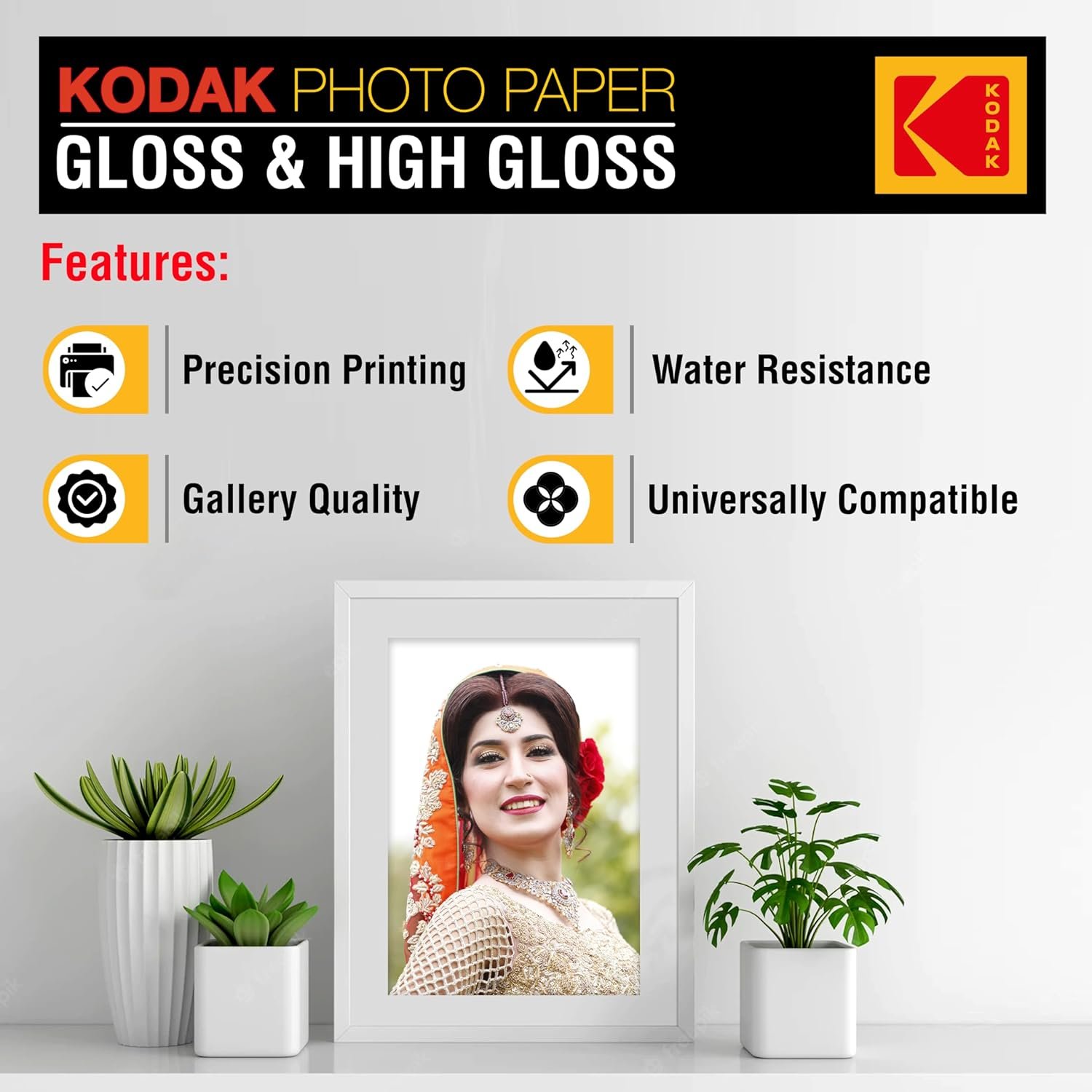 Kodak Photo Paper | A4 Glossy | 230 GSM | 20 Sheets