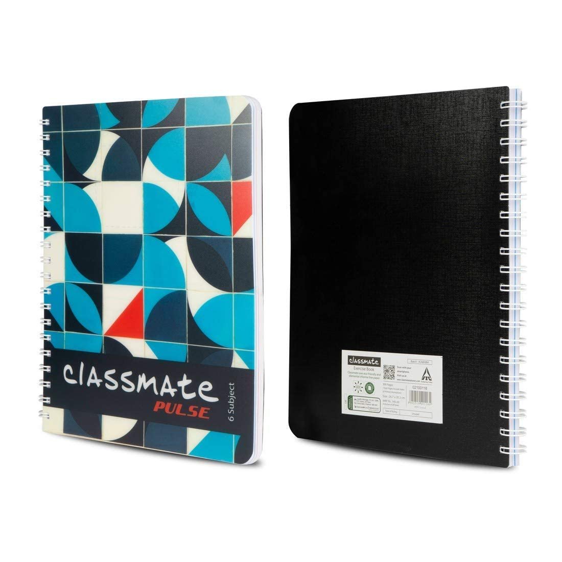 Classmate Pulse 6 Subject Notebook | 267mm*203mm | 300 Pages