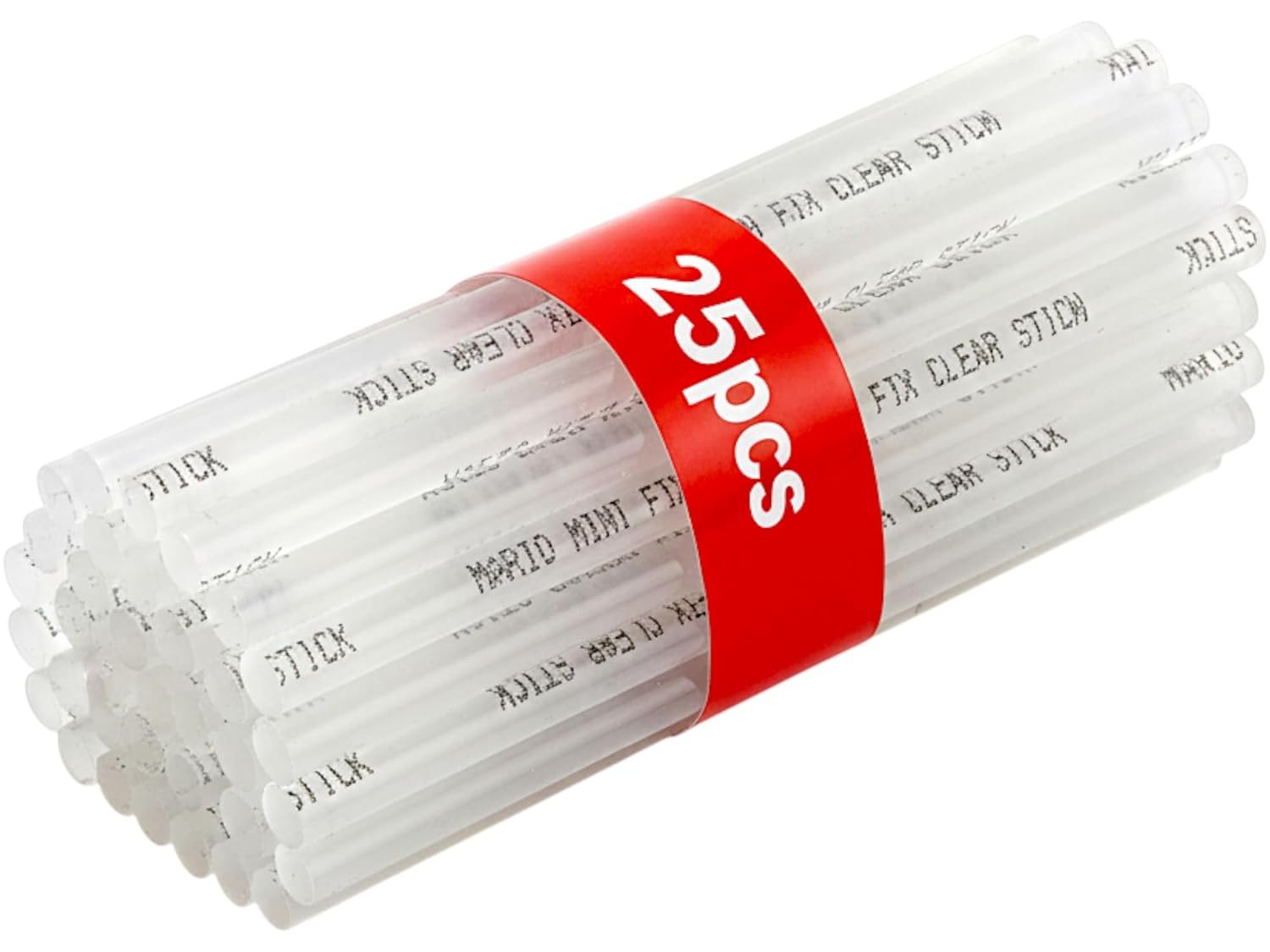 Mario Mini Transparent 7mm Hot Melt Glue Sticks for 20W Glue Gun | 25 Pcs