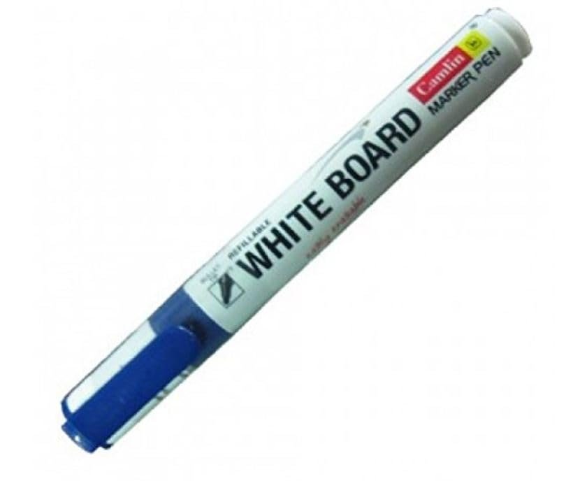 Camlin White Board Marker Pen | Blue | Pack of 10