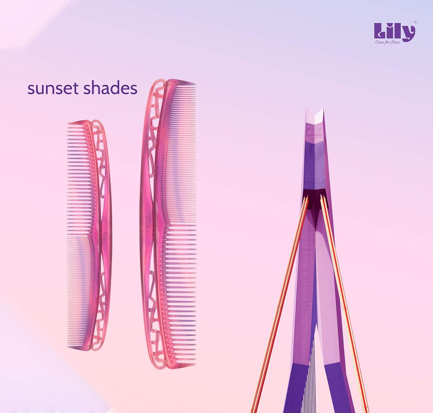 Lily Dressing Hair Combs For Women | Pack Of 3