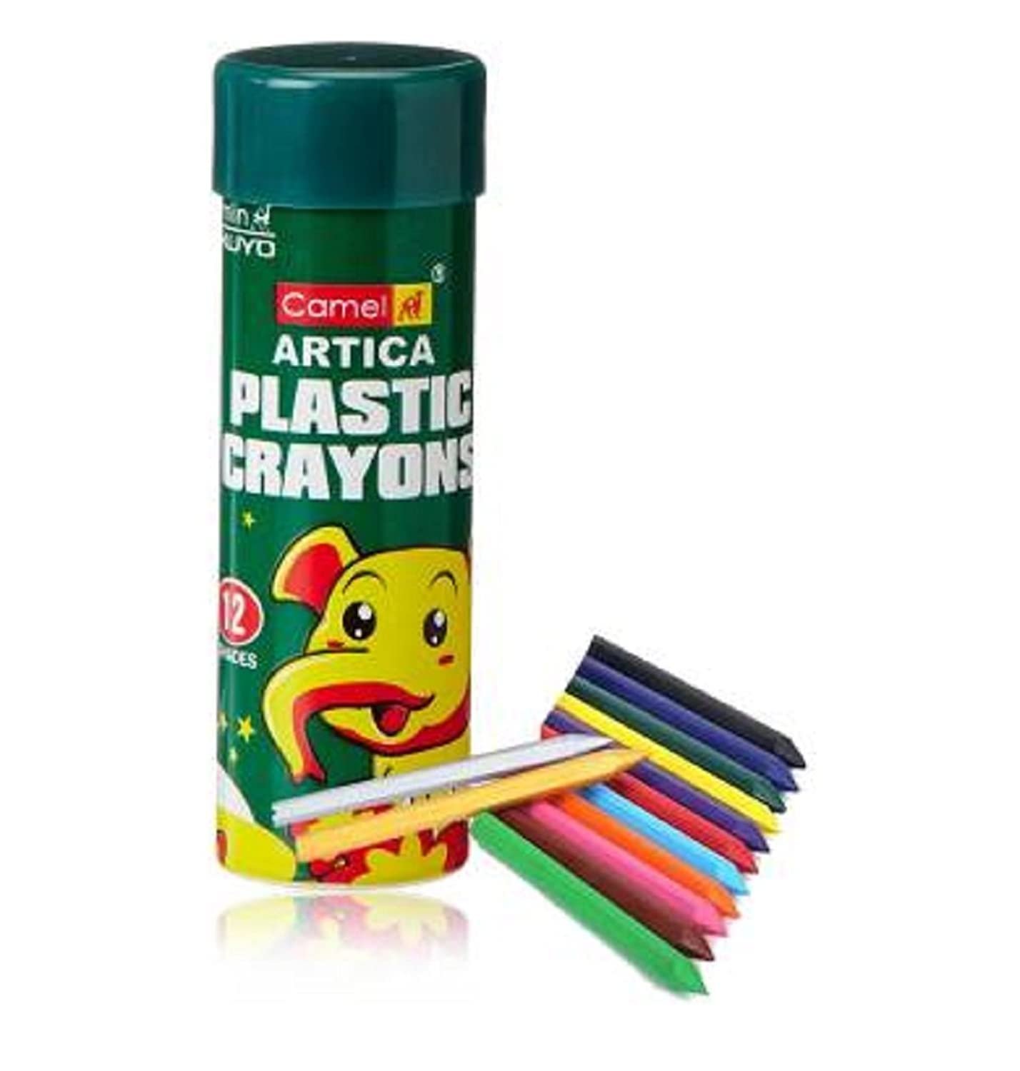 Camel Plastic Crayons | 12 Shades