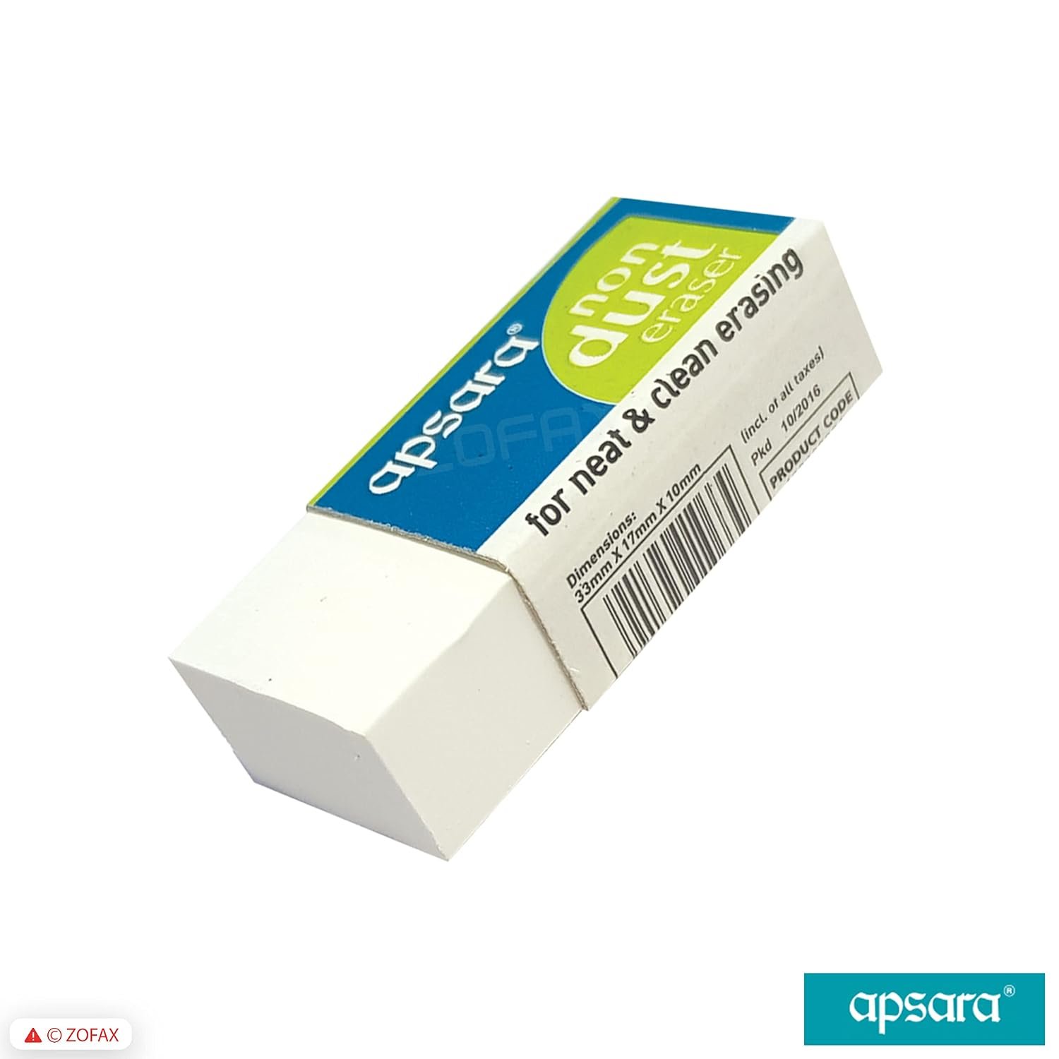 Apsara Non Dust Erasers | Pack of 20