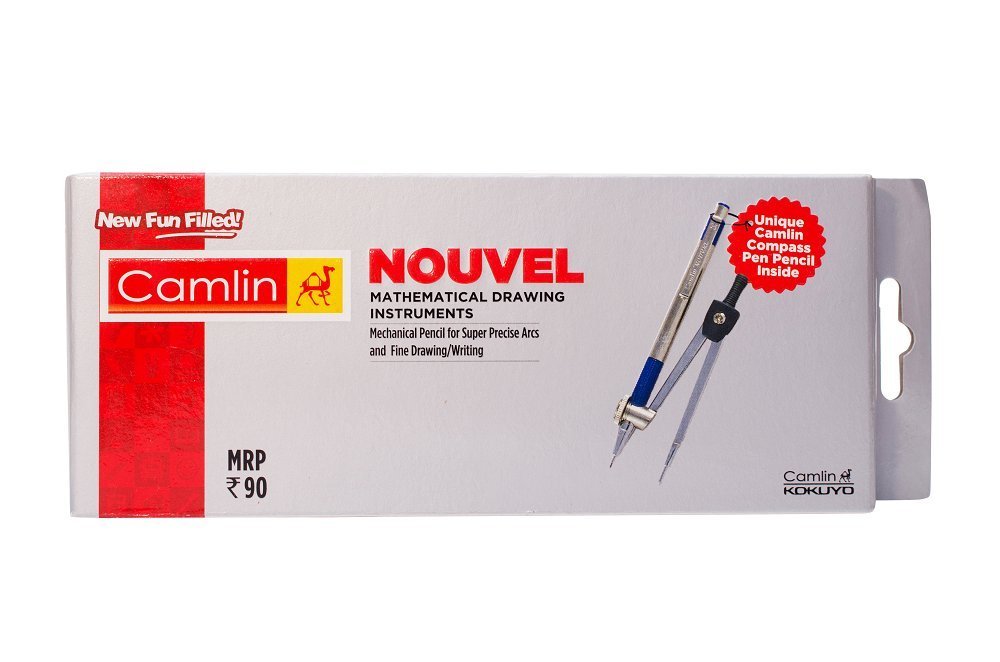 Camlin Kokuyo Nouvel Geometry Box | Multicolor