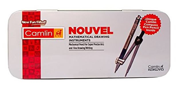 Camlin Kokuyo Nouvel Geometry Box | Multicolor