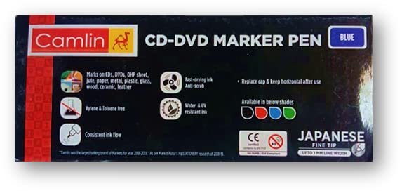 Camlin CD-DVD Marker Pen | Pack of 10
