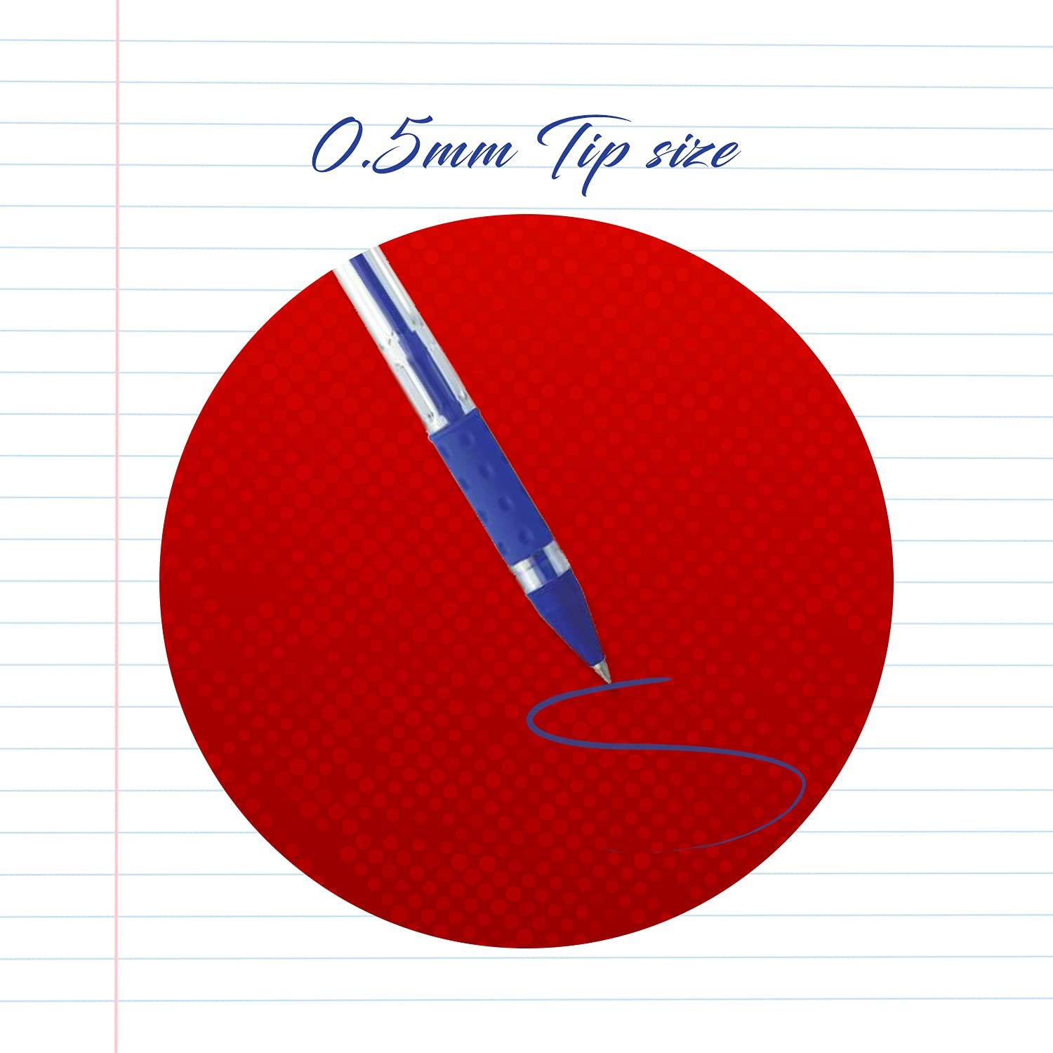 Cello Gripper Ball Pen Set | Pack of 25 | Blue