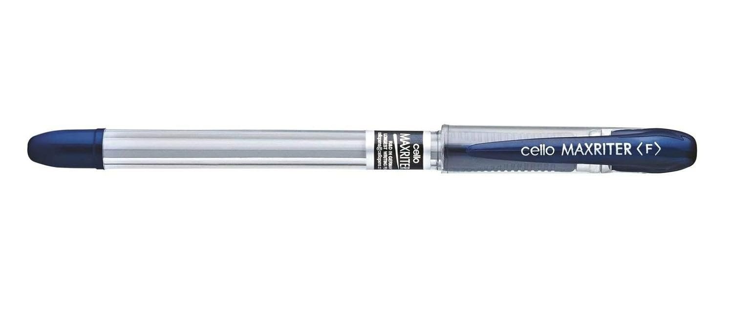 Cello Maxriter Ball Pen Set | Blue | Pack of 10