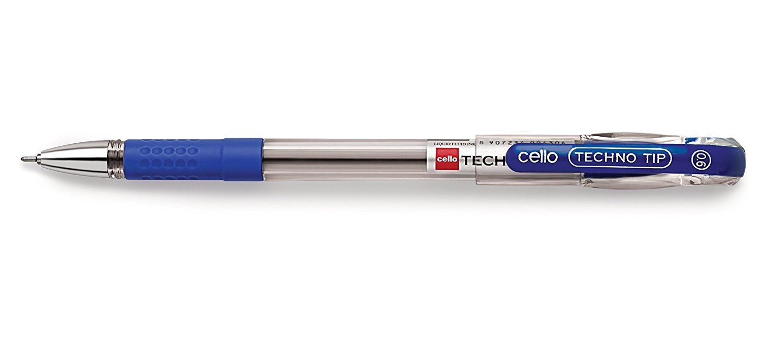 Cello Technotip Ball Pens | Blue | Pack of 10