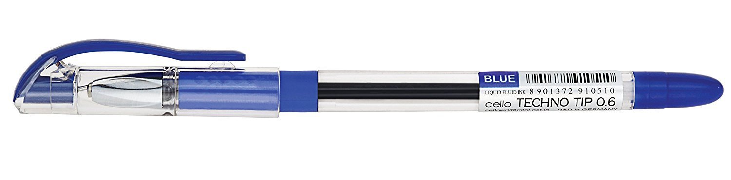 Cello Technotip Ball Pens | Blue | Pack of 10