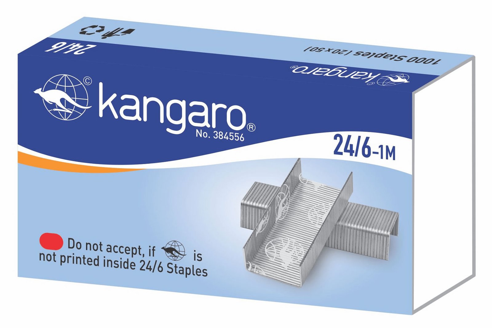 Kangaro Staple Pin 24/6-1M | Pack of 5