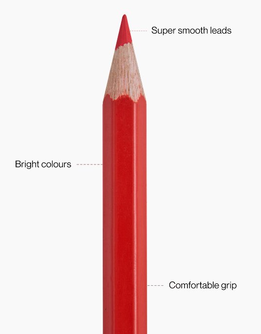 Camlin Colour Pencil | 24 Shades with Sharpener