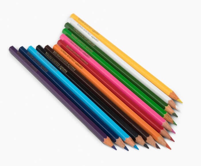 Camlin Colour Pencil | 12 Shades with Sharpener