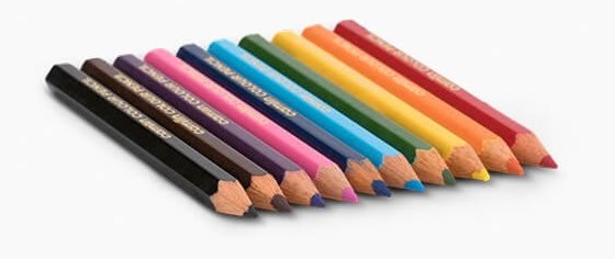 Camlin Colour Pencils | 10 shades Half Size