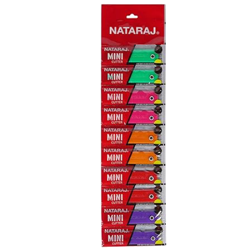 Nataraj Mini Cutter | Pack of 10