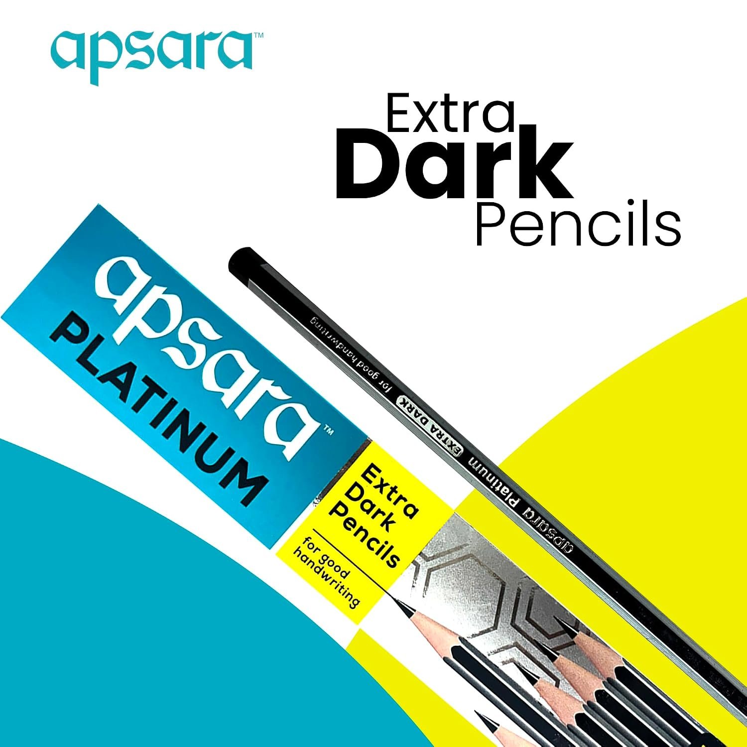 Apsara Platinum Extra Dark Pencil | Pack of 10