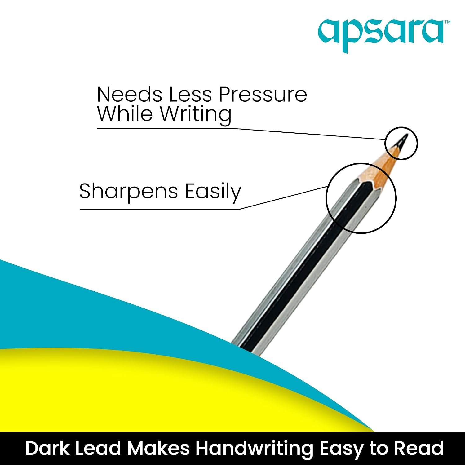 Apsara Platinum Extra Dark Pencil | Pack of 10