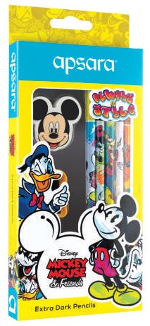Apsara Disney Mickey Mouse & Friends Pencil | Pack of 10