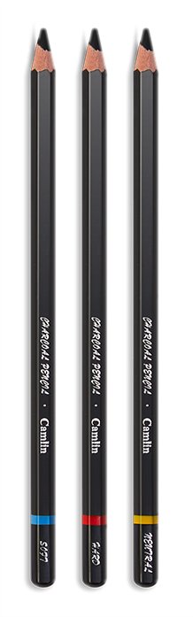 Camlin Charcoal Pencil Set | Pack of 3 Grades