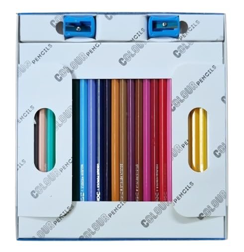 DOMS Colour Pencils 50 Shades | 2 Sharpener Free