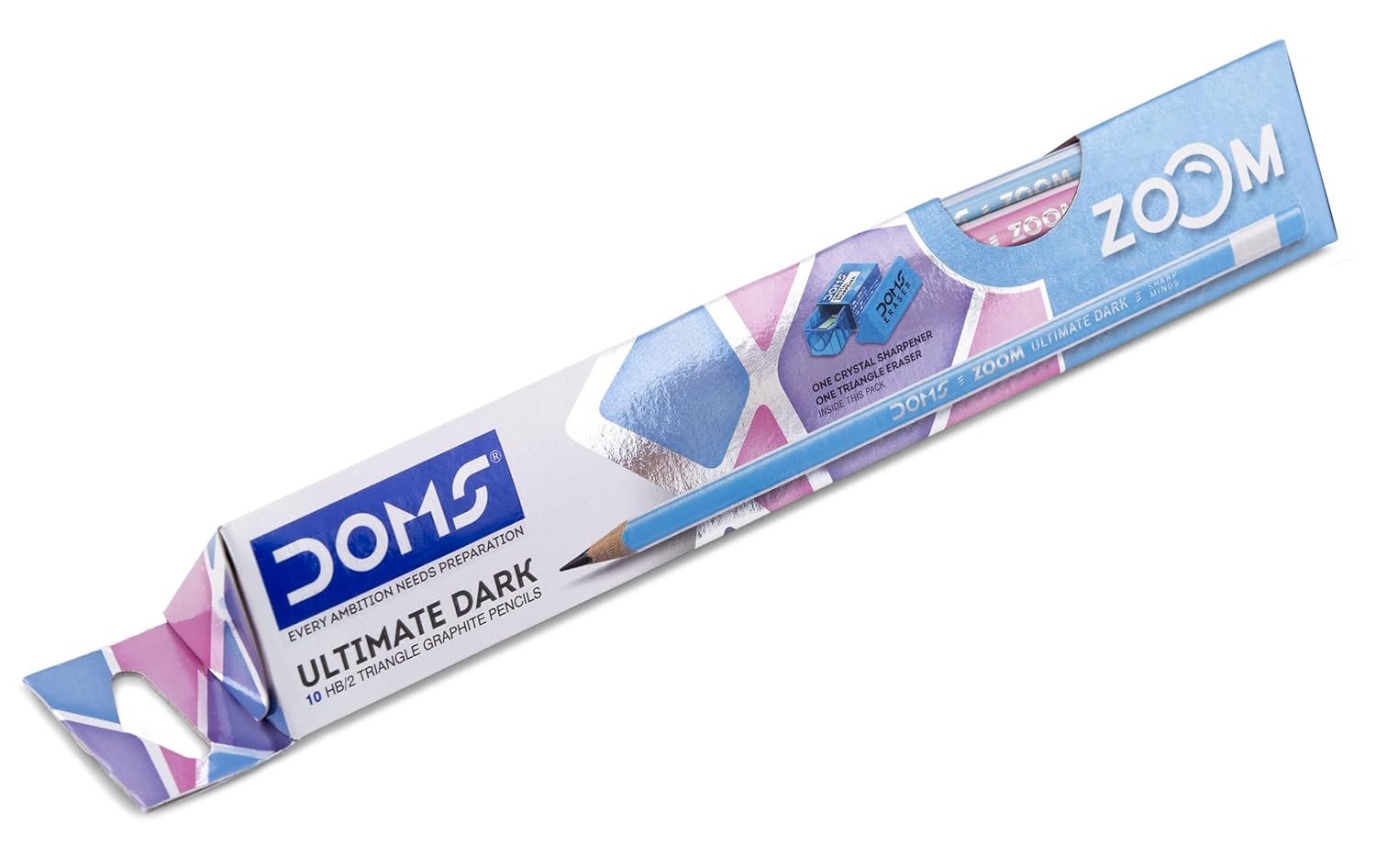 DOMS Ultimate Dark Triangle Pencil | Pack of 10